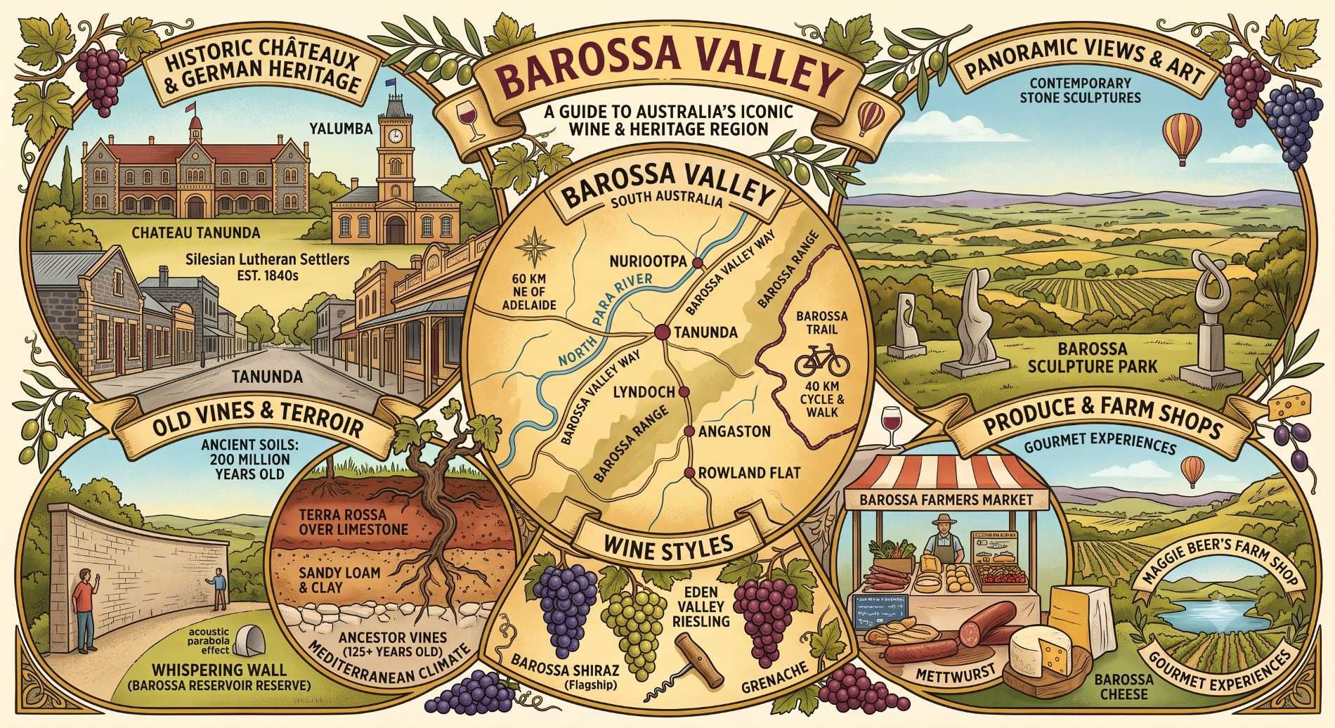 Barossa Valley Travel Guide: Wine, Food & Nature