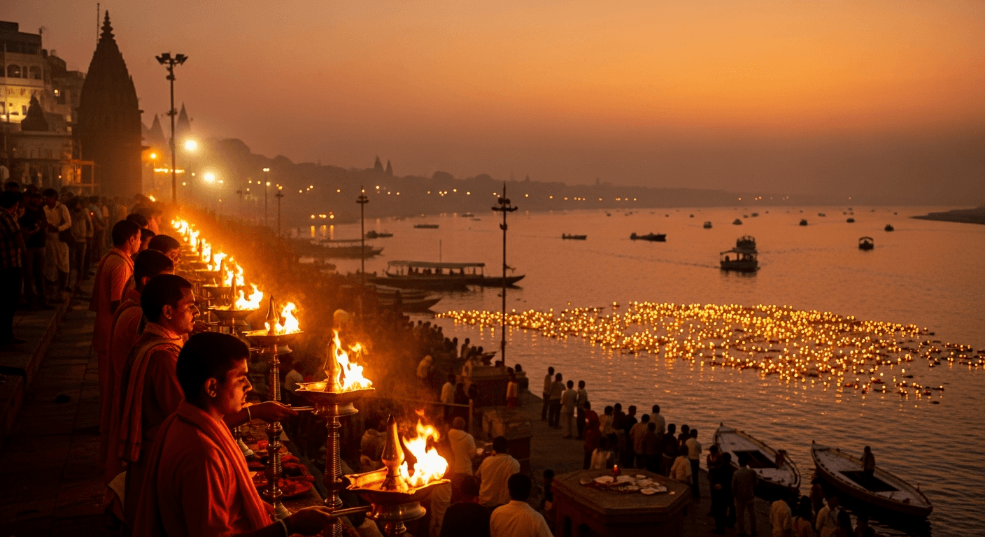 Ganga Aarti Varanasi: Experience Hindu Fire Ritual
